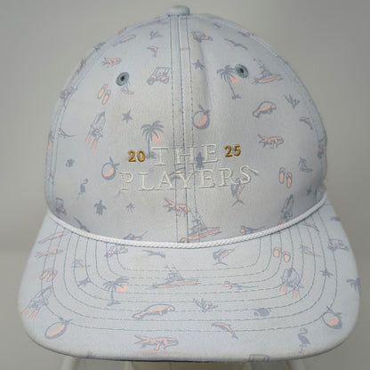 Imperial Snapback Hat Blue One Size The Players 2025 Rope Brim All Over Print