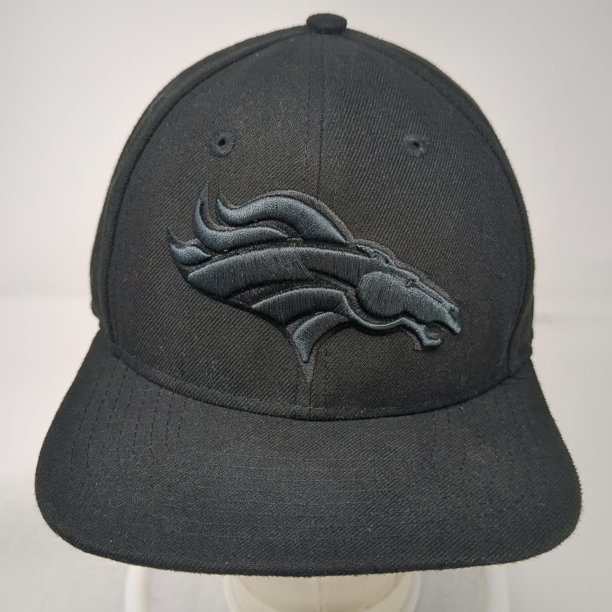 Denver Broncos NFL New Era Snapback Hat Black One Size 9FIFTY Logo Original Fit