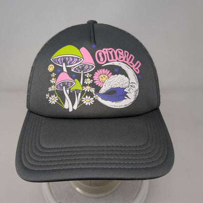 O'Neill Love Trip Snapback Trucker Hat Gray OSFA Mesh Back Adjustable