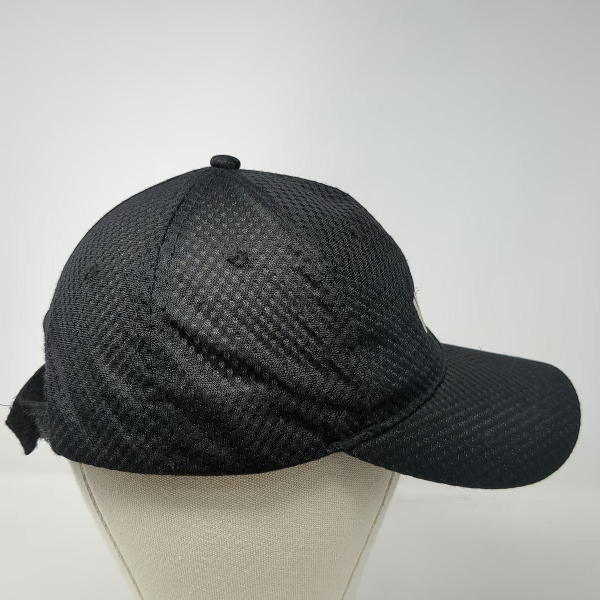 Wawa Logo Polyester Mesh Baseball Cap Black One Size Strapback Breathable Hat
