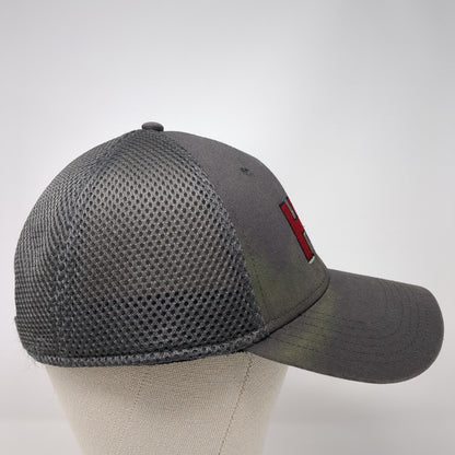 HH Electric Strapback Mesh Back Hat Gray One Size Solid Comfy Fit Otto