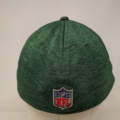 New Era Men's Fitted Hat Green Gray New York Jets 3D Logo 39Thirty
