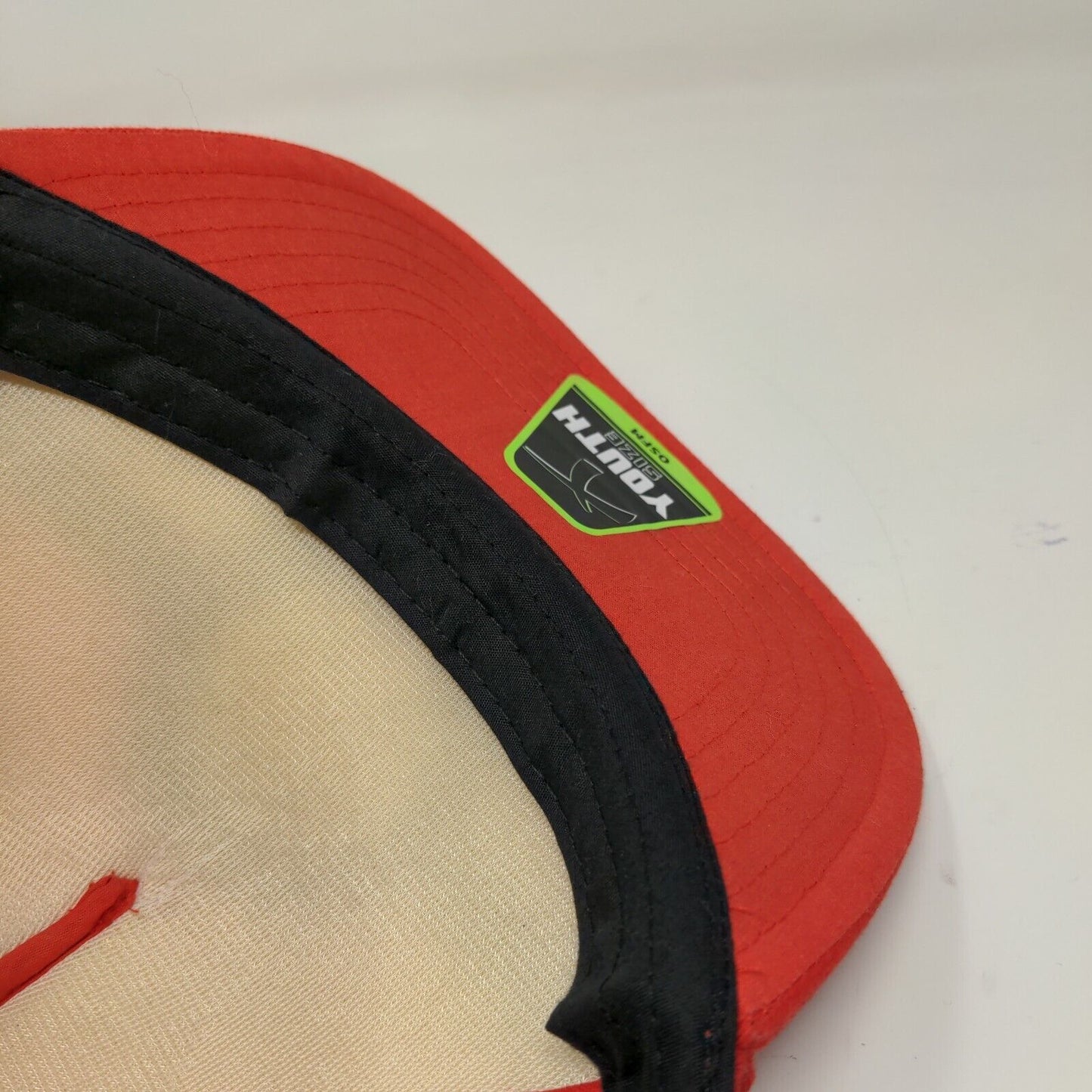 Pokemon Boy's Snapback Hat Red OSFM Embroidered Spell Out Logo Poke Ball