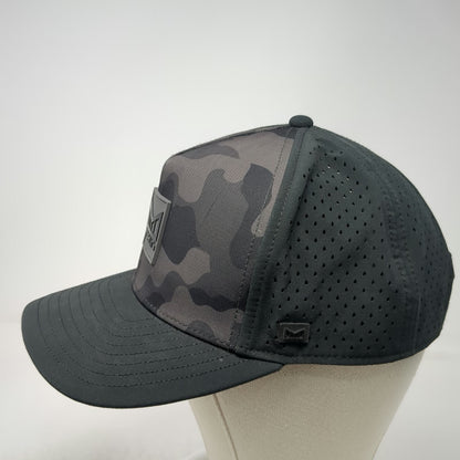 Melin Trucker Hat Black Gray L Camo Mesh Snapback 5 Panel Odyssey Hydro Hat