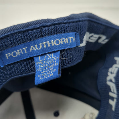 Port Authority Baseball Cap Blue XL Bigfoot Pizza Hut Promo Flexfit Graphic Hat