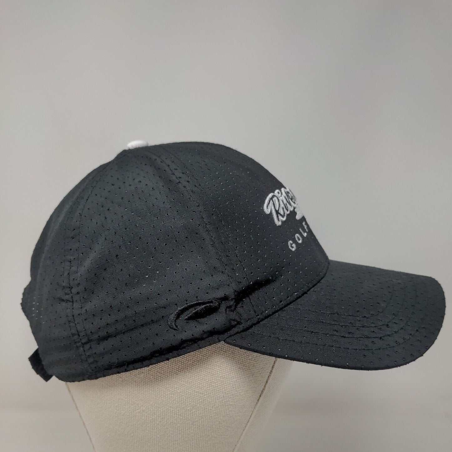 River Run Golf Links Strapback Hat Black One Size City Of Bradenton