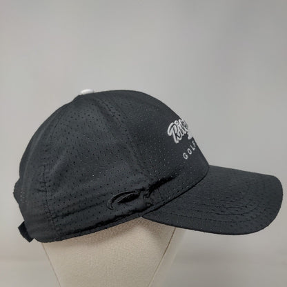 River Run Golf Links Strapback Hat Black One Size City Of Bradenton
