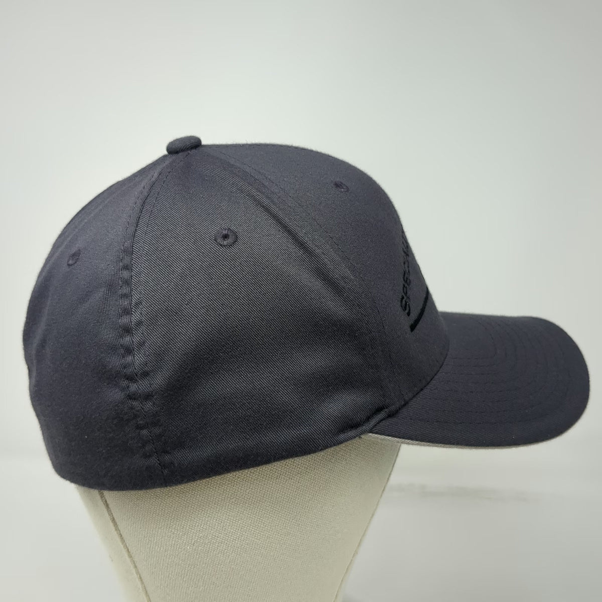 WearGuard Baseball Cap Gray L Flexfit Specialty Sales LLC Logo Curved Brim Hat