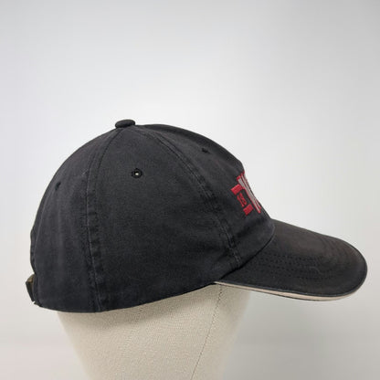 Washington State Cougars NCAA Sportsman Black Cap OSFM Slideback WSU 1890 Hat