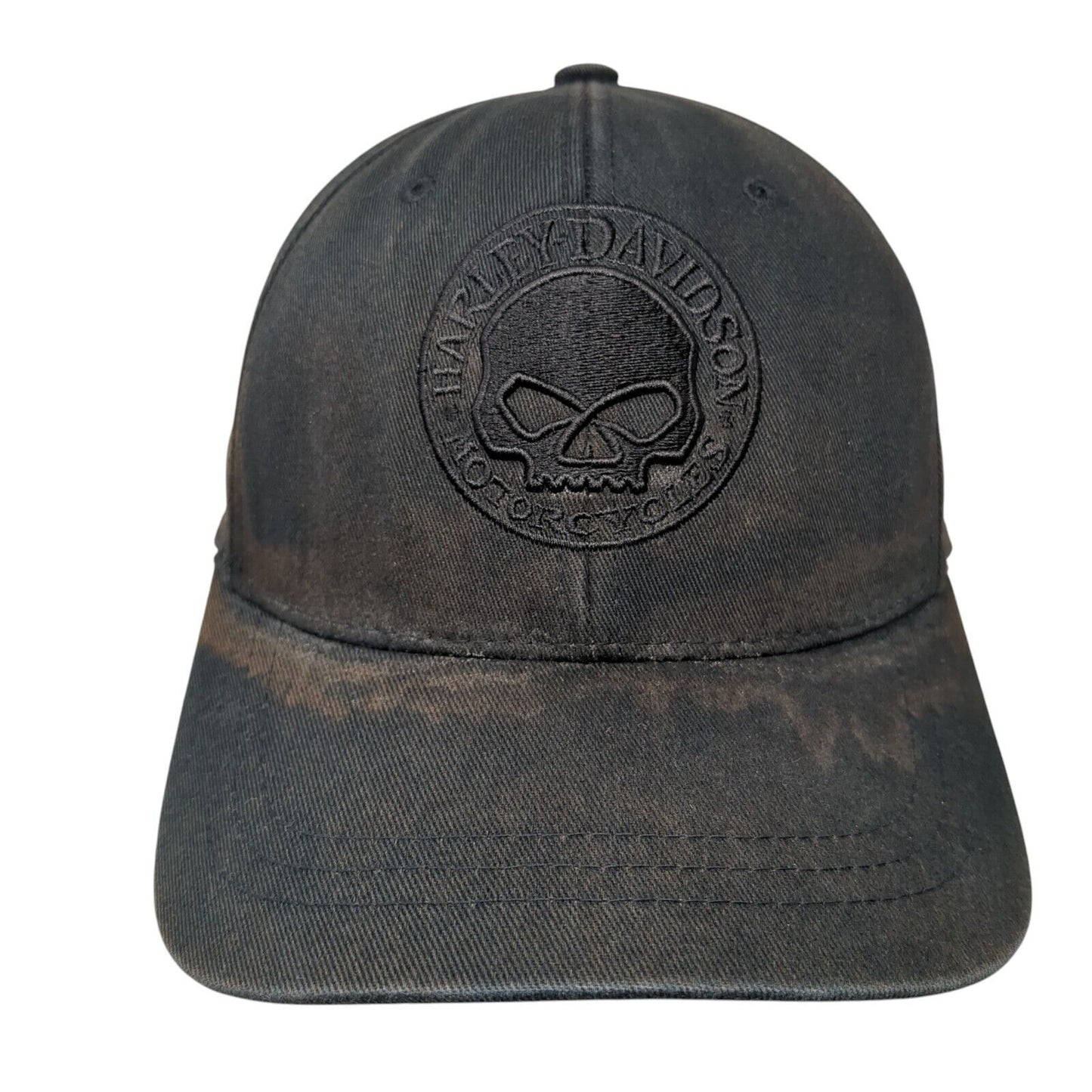 Harley-Davidson Motorcycles Fitted Hat Black S/M Flexfit Embroidered