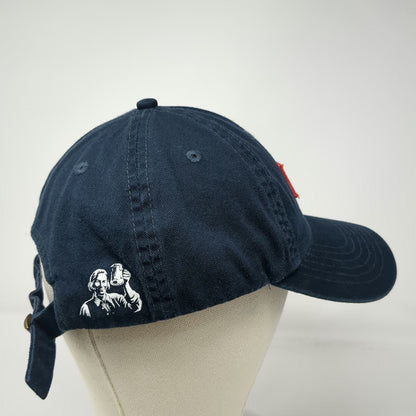 Samuel Adams Baseball Cap Blue One Size Slideback Cotton Beer Mascot Logo Hat
