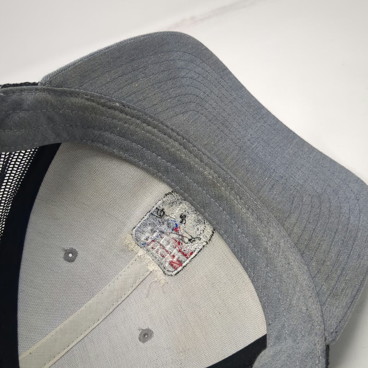 Richardson Trucker Hat Gray Black One Size Duck Creek Utah Adventure Awaits