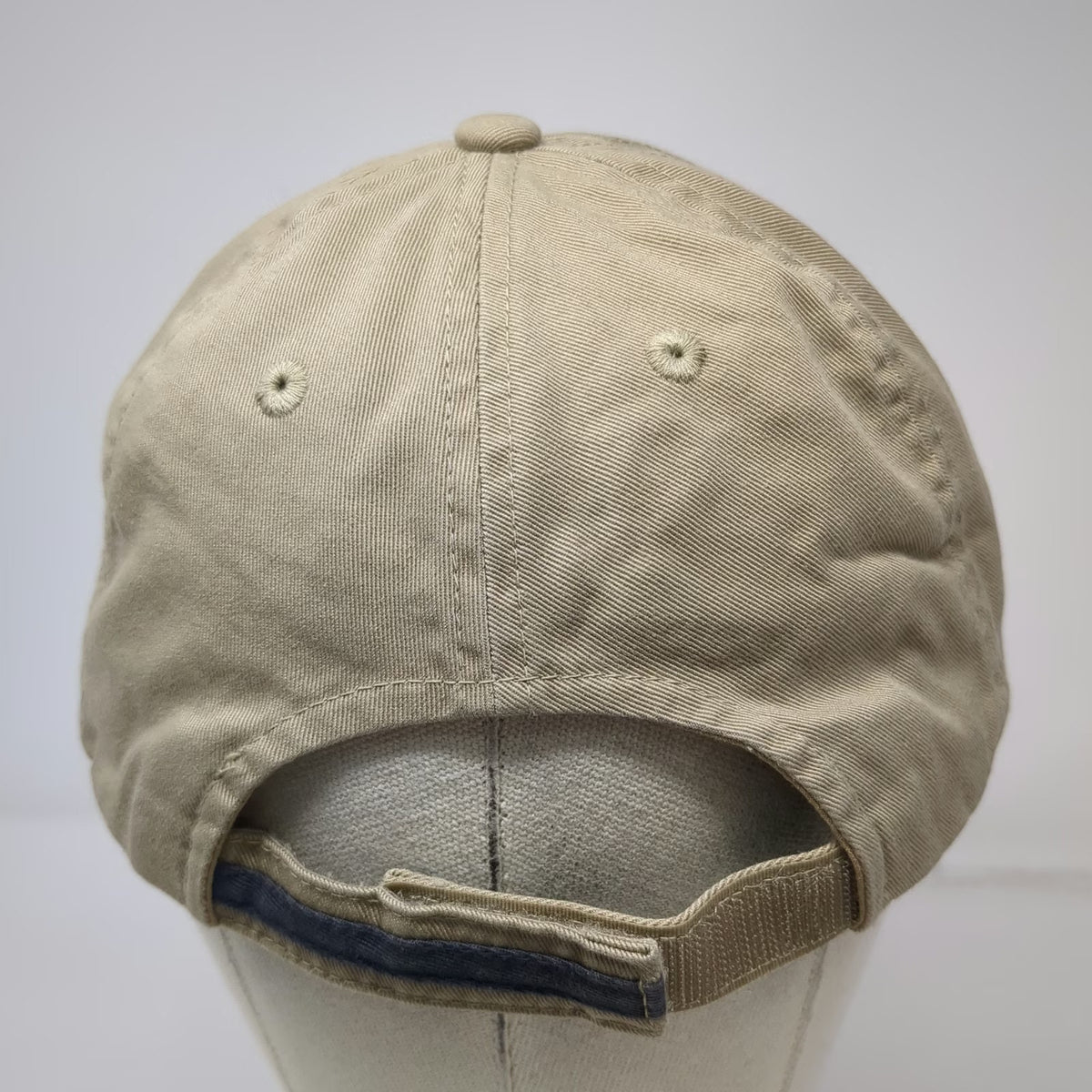 Port Authority Baseball Cap Beige One Size Glanbia Embroidered Logo Blue Hat