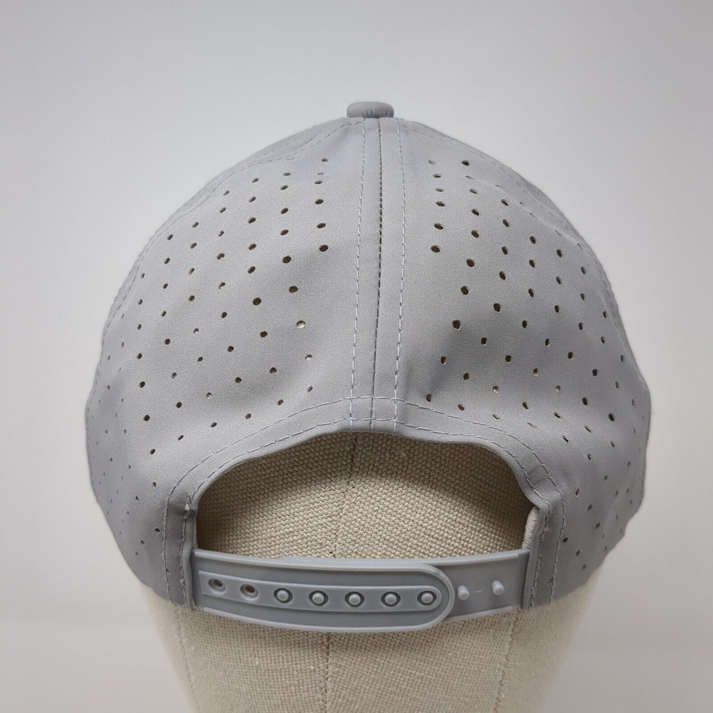 PGA Camps Patch Snapback Hat Gray One Size Adjustable Perforated