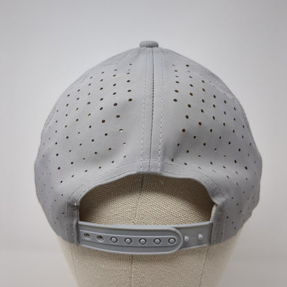 PGA Camps Patch Snapback Hat Gray One Size Adjustable Perforated