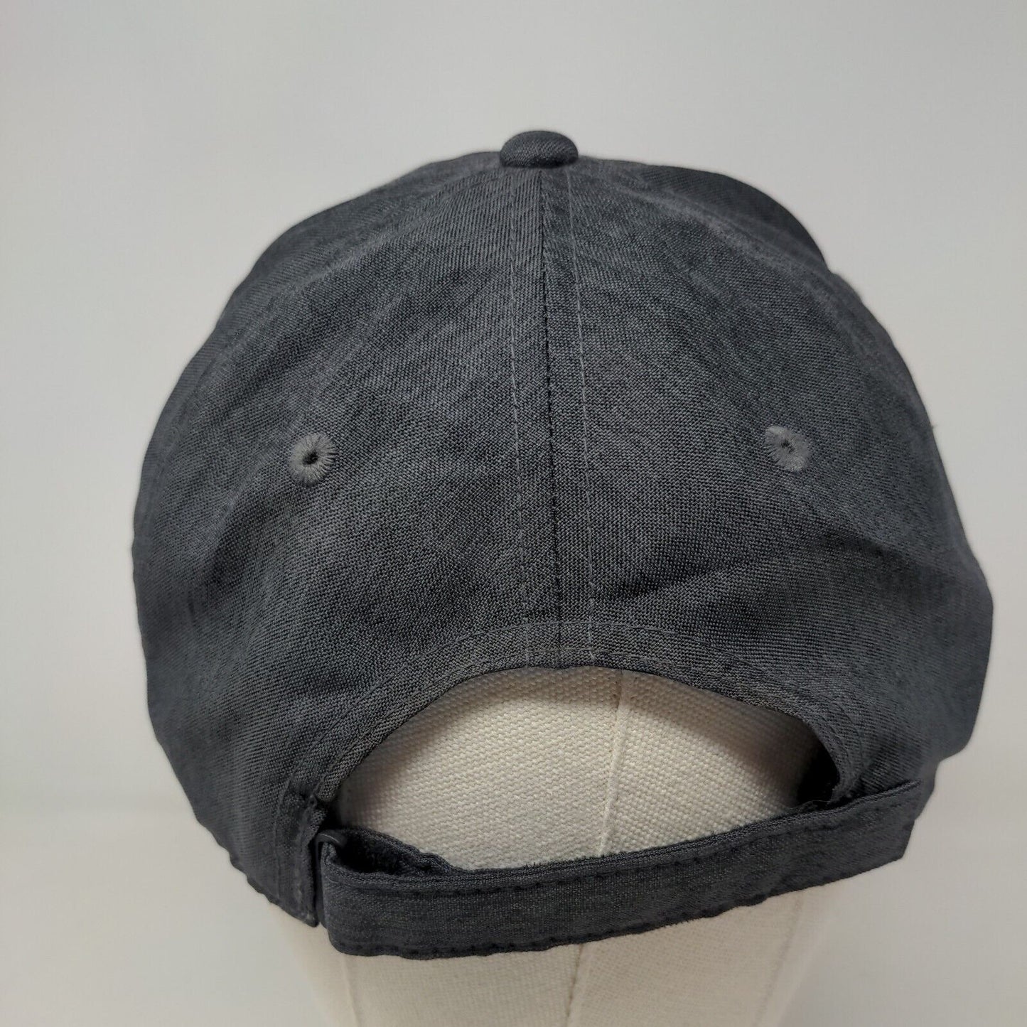 Taylormade Men's Strapback Hat Gray Adjustable Embroidered Golf Logo