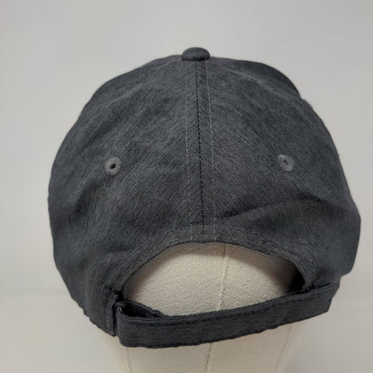 Taylormade Men's Strapback Hat Gray Adjustable Embroidered Golf Logo