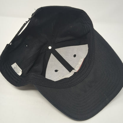 Dobbs Tire & Auto Centers Snapback Hat Black One Size Solid Adjustable