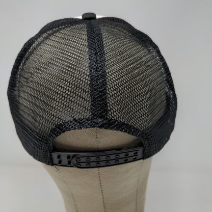 Cameo Men's Snapback Mesh Back Hat Black OSFA Graphic Spring Break Ying Yang