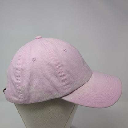 Champion Slideback Baseball Cap Pink One Size Adjustable Embroidered 6 Panel