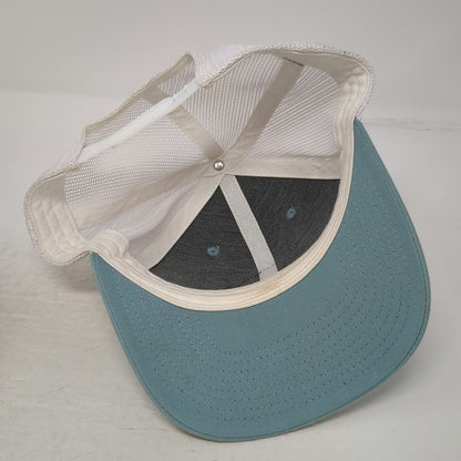 YOU KNOW. Trucker Hat Blue One Size Coastal Crab Niantic CT Mesh Back Snapback