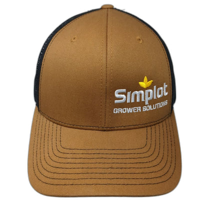 Richardson Trucker Hat Brown One Size Simplot Grower Solutions Mesh Snapback