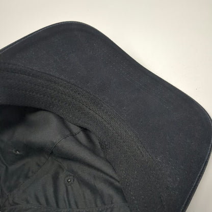 Carhartt Baseball Cap Black One Size Strapback Canvas Logo Patch Workwear Hat