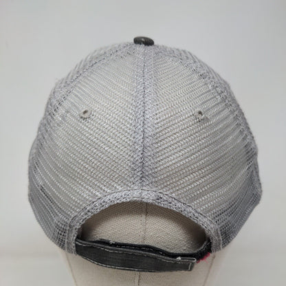 Softball Mom Strapback Mesh Back Trucker Hat Gray OSFA Colorblock HG