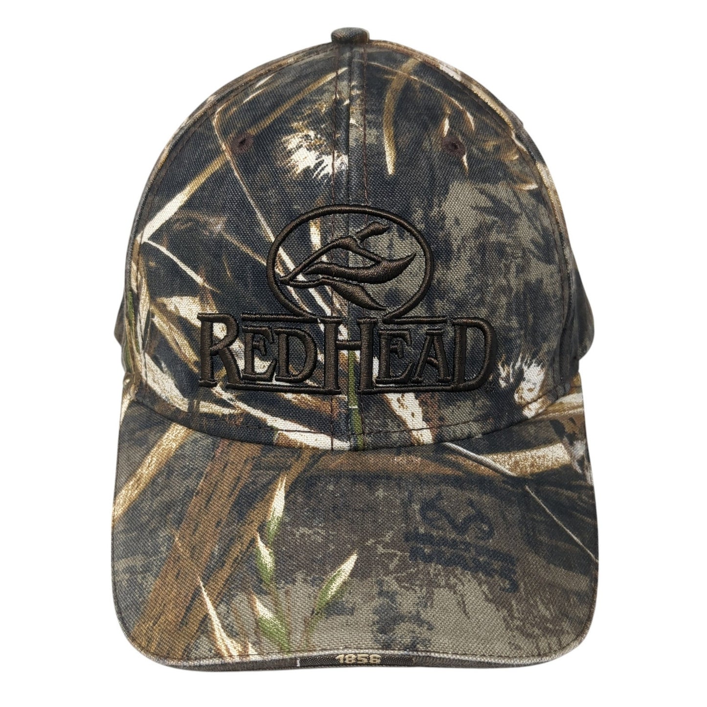 Red Head Baseball Cap Multicolor One Size Adjustable Embroidered Camouflage
