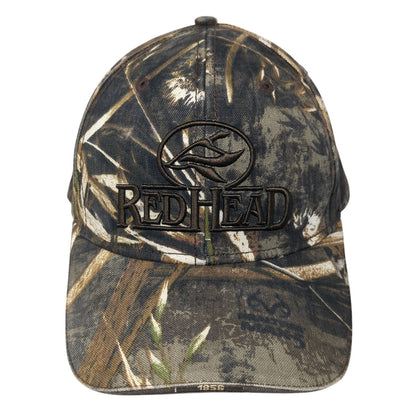 Red Head Baseball Cap Multicolor One Size Adjustable Embroidered Camouflage