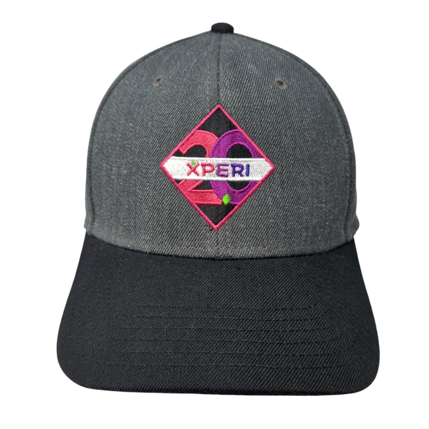Xperi TiVo Snapback Hat Gray One Size Embroidered Colorblock Otto