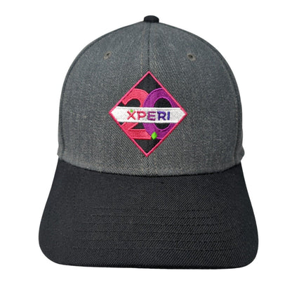 Xperi TiVo Snapback Hat Gray One Size Embroidered Colorblock Otto