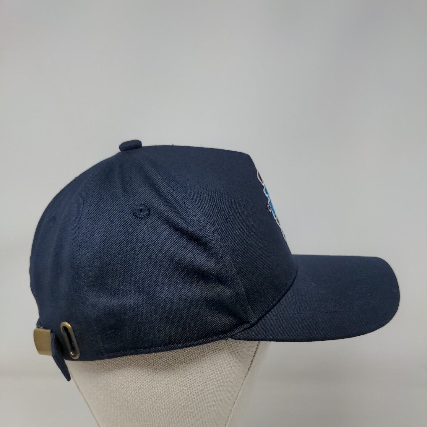 SVTCC Library Slideback Hat Blue One Size Embroidered Solid 5 Panel