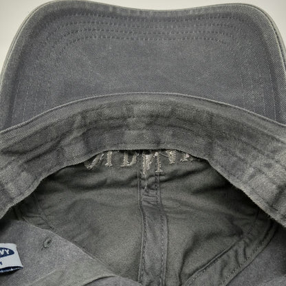 Old Navy Baseball Cap Gray M Washed Cotton Tonal Logo Slideback Hat