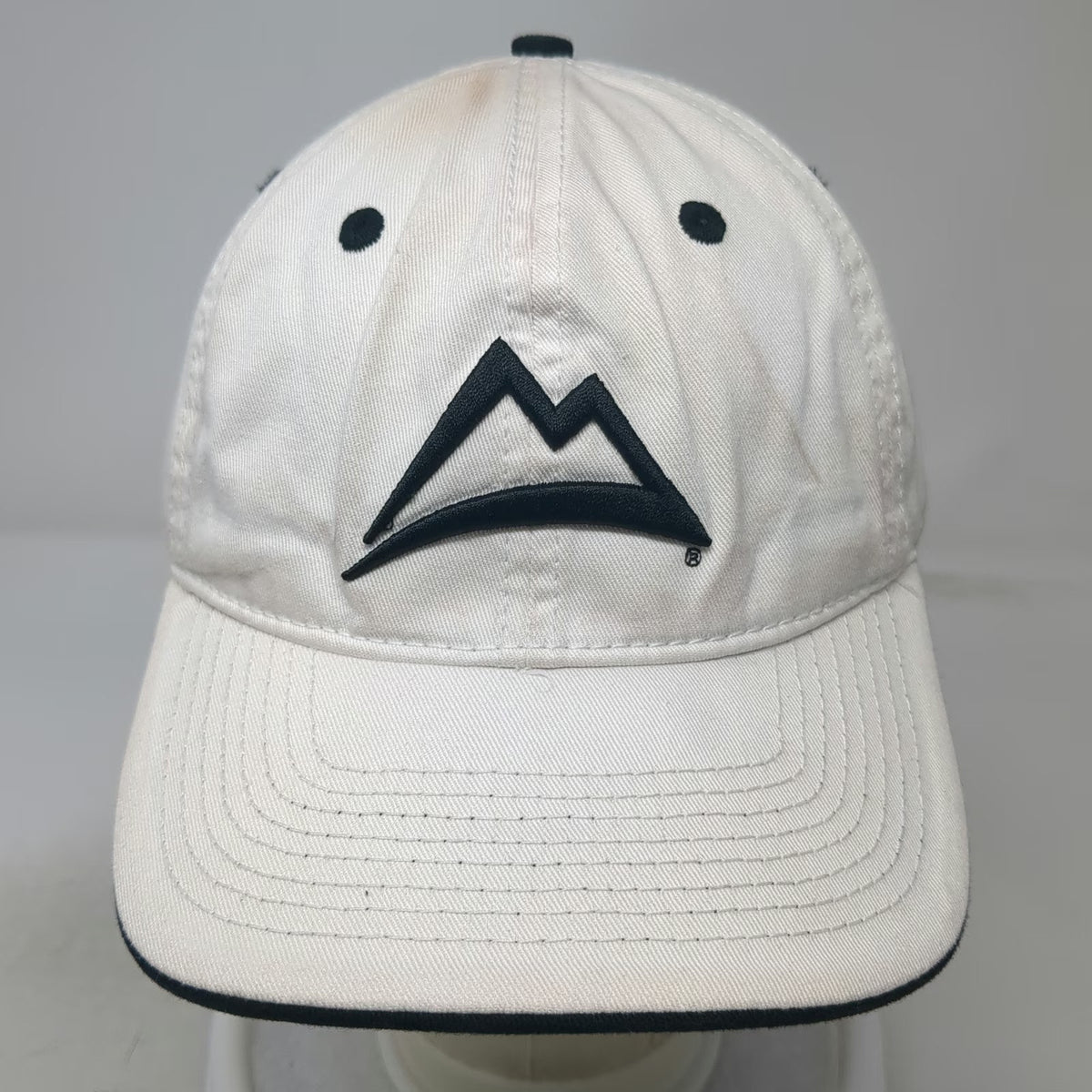 The Game Coors Light Beer Mountain Hat White One Size Baseball Cap Slideback