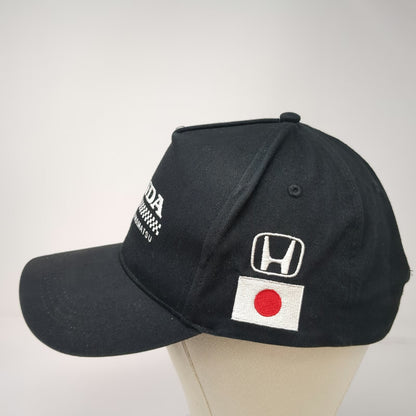Honda 5 Panel Black One Size Snapback Japan Flag Hamamatsu Logo Motorsports Hat