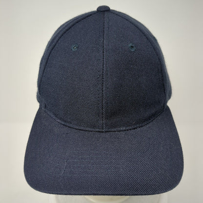 Lids Strapback Hat Blue One Size Adjustable Vented Holes 6 Panel Blank