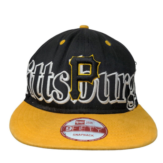 New Era Men's Snapback Flat Bill Hat Multicolor OSFM Pittsburgh Pirates Logo