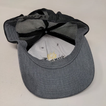 Sunbelt Rentals Snapback Mesh Back Trucker Hat Gray One Size Embroidered