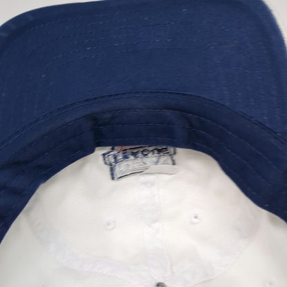 White Baseball Cap One Size USTA League 2010 Team Captain Tennis Sports Logo Hat