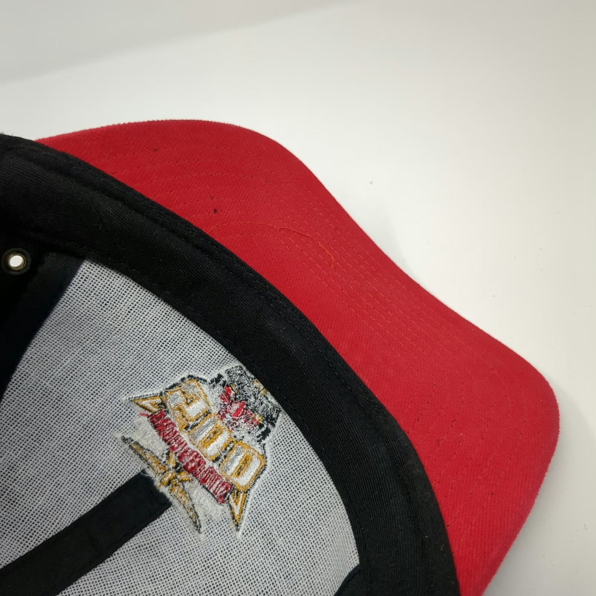 Logo Athletic Indianapolis 500 Baseball Cap Black OSFM 1999 Racing Hat Vintage