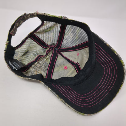 Signatures Strapback Mesh Back Trucker Hat Camo One Size Hunting Outdoor