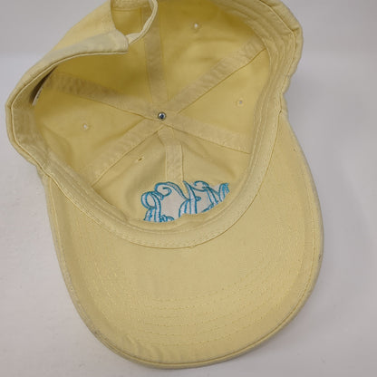 MKR Monogram Baseball Cap Yellow One Size Adjustable Embroidered 6 Panel