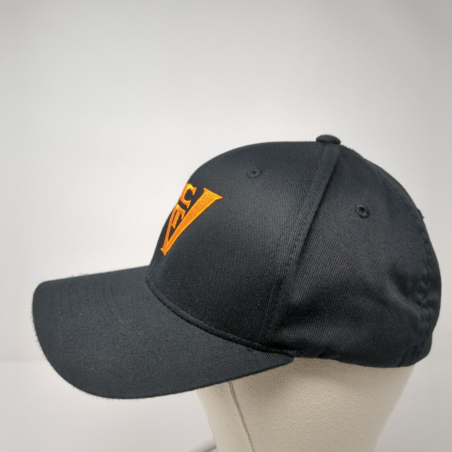 CTV Fitted Hat Black L/XL Embroidered Flexfit Vented Holes Port Authority