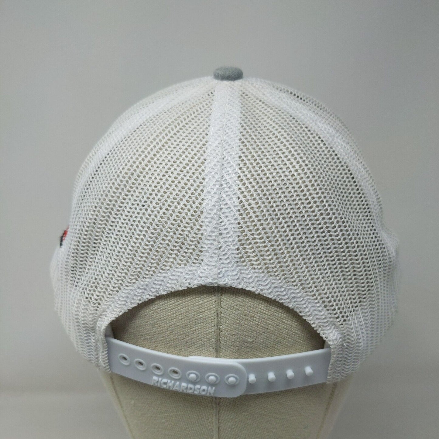 Power Engineers Snapback Mesh Back Trucker Hat Gray Adjustable Colorblock