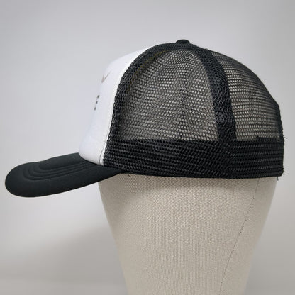 Trucker Hat Black One Size Ignite Animal Skull Mesh Back Snapback Foam Front hat