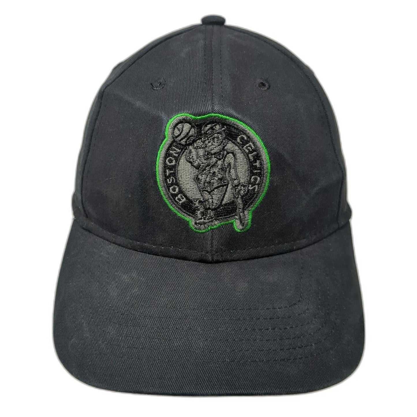 Boston Celtics NBA Fan Favorite Cap Black One Size Cotton Strapback Logo Hat