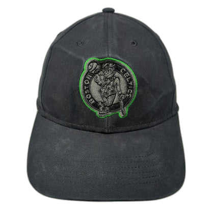 Boston Celtics NBA Fan Favorite Cap Black One Size Cotton Strapback Logo Hat