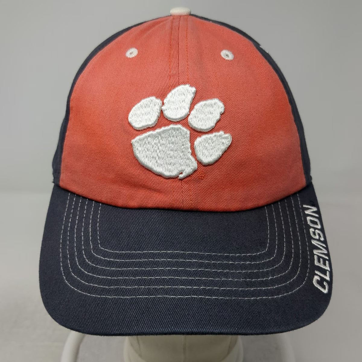 Clemson Tigers NCAA Fan Favorite Cap Orange Blue One Size Paw Embroidered Hat