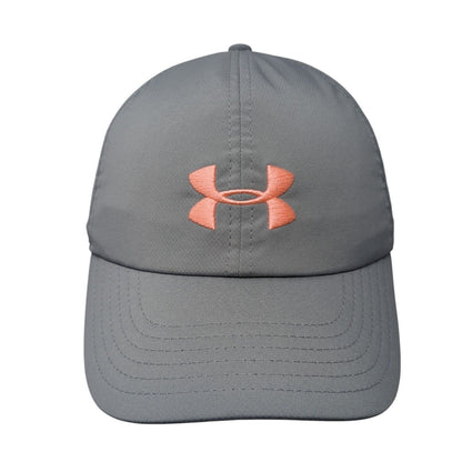 Under Armour Women's Slideback Hat Gray One Size Adjustable Embroidered